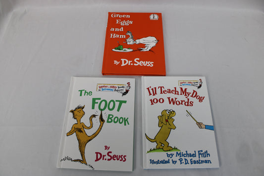 Dr. Seuss 3 piece children's book bundle
