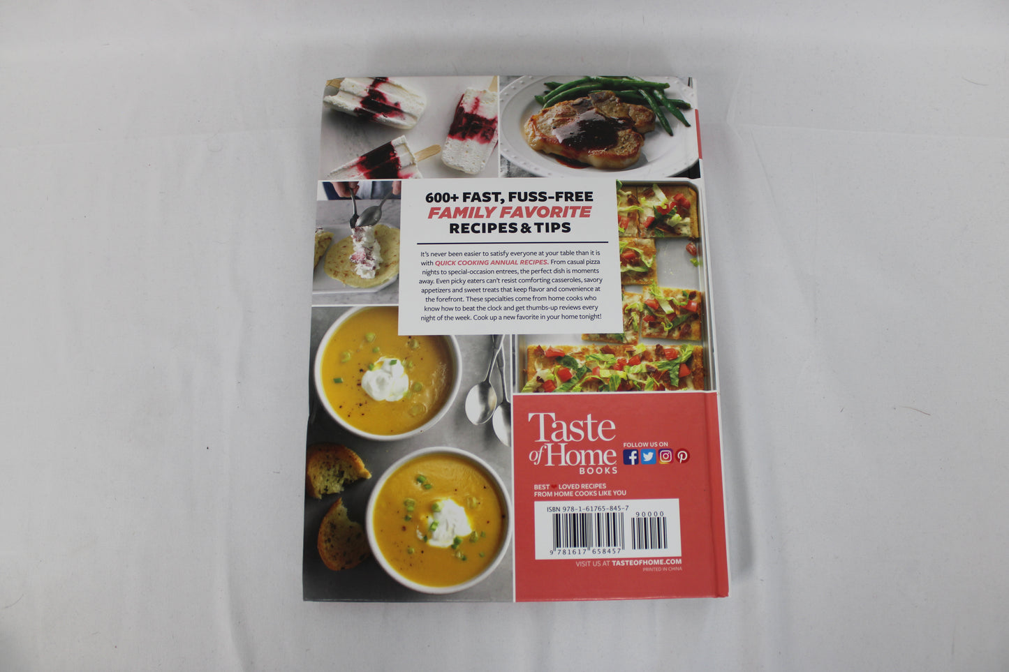 Taste of Home Quick Cooking, hard cover