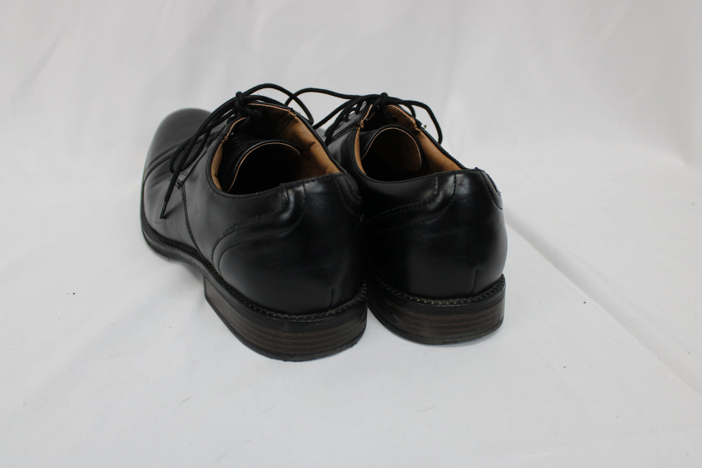 George plain toe synthetic leather dress shoe, Men's 11