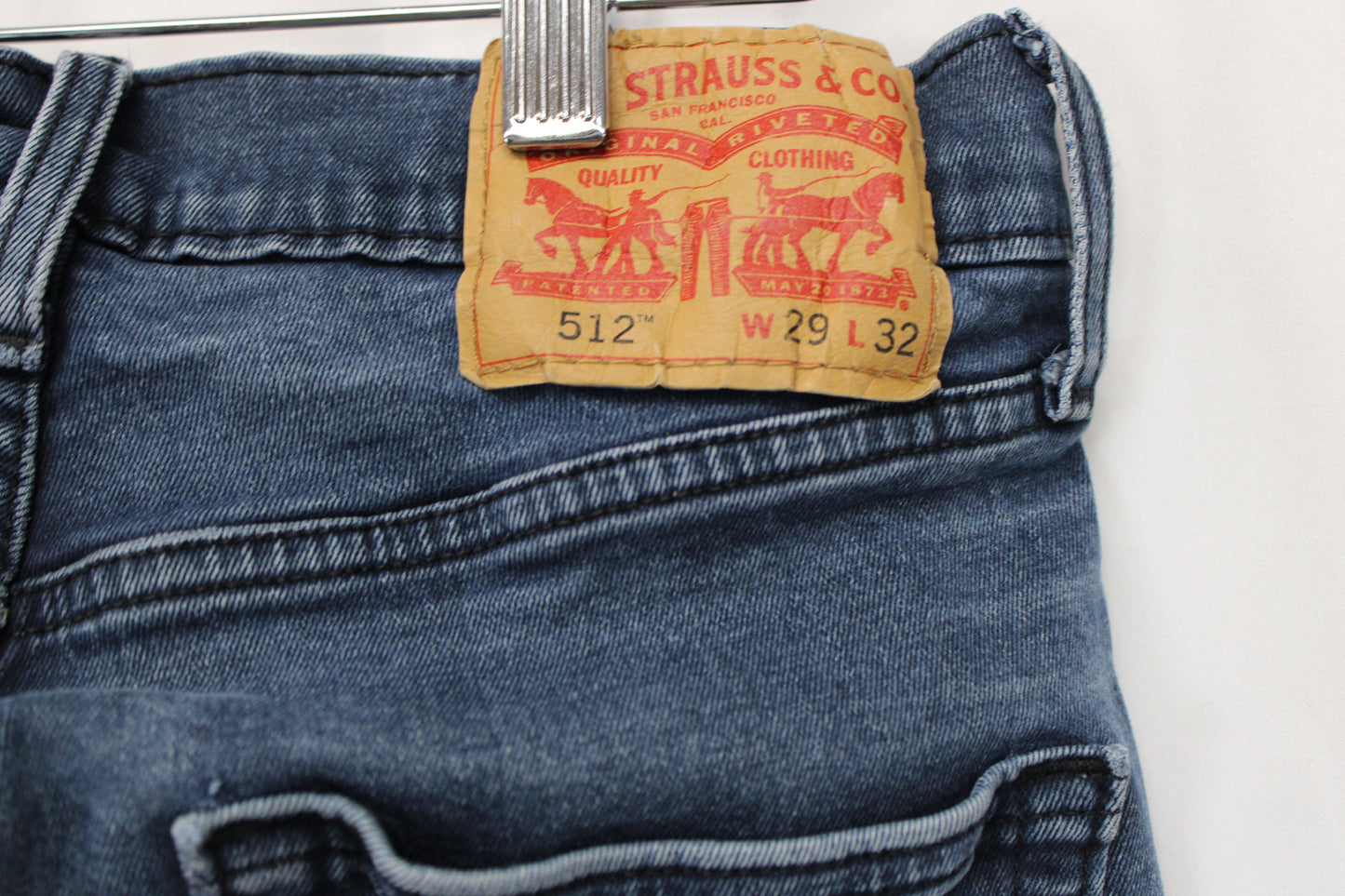 Levi's 512 slim fit jeans, dark wash, Men's 29x32