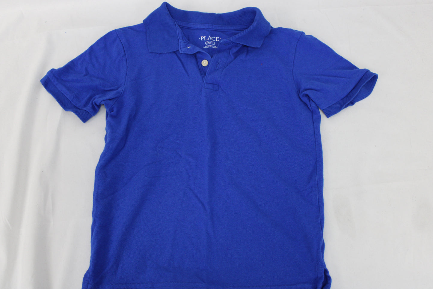 Place classic cotton polo, royal blue, Boy's 7/8