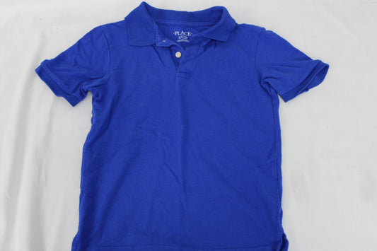 Place classic cotton polo, royal blue, Boy's 7/8