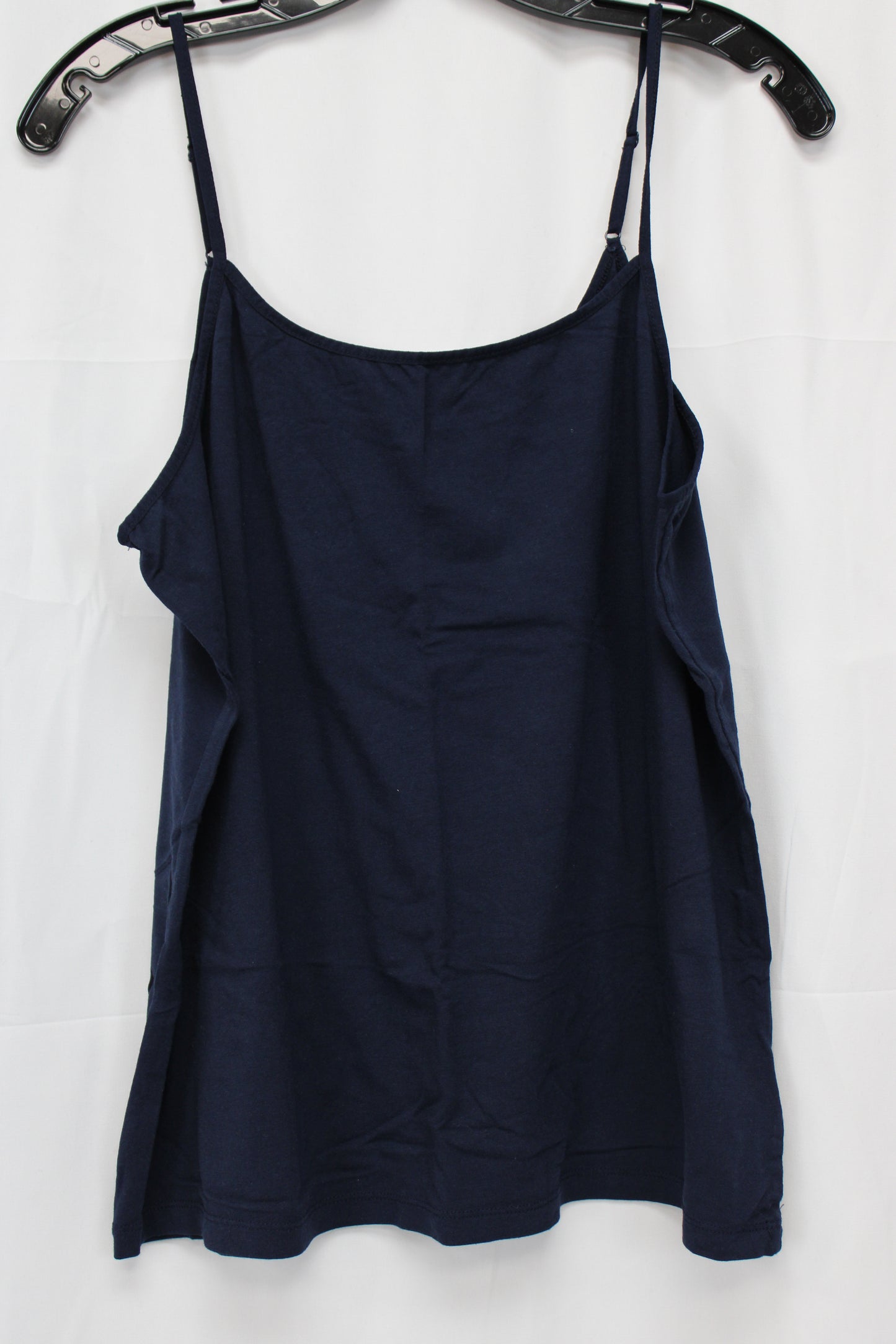 Time & Tru cotton cami, navy blue, Women's XXL