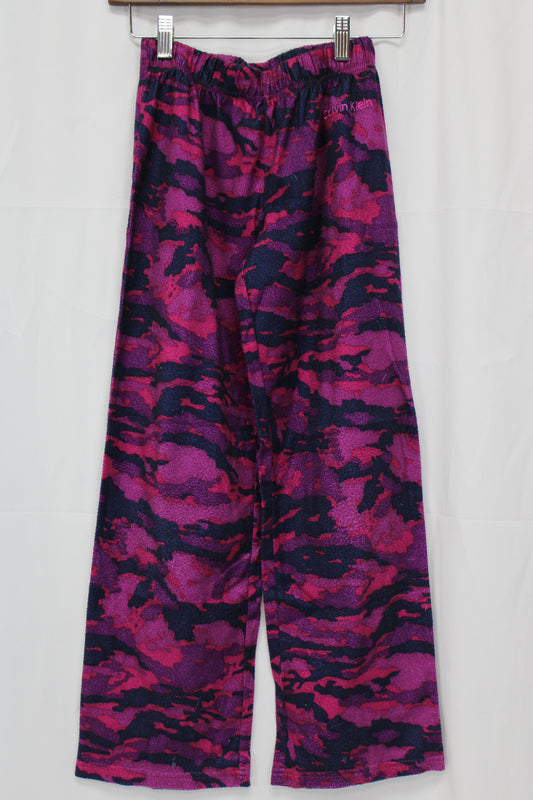 Calvin Klein cotton lounging pants, pink camo, Women's L