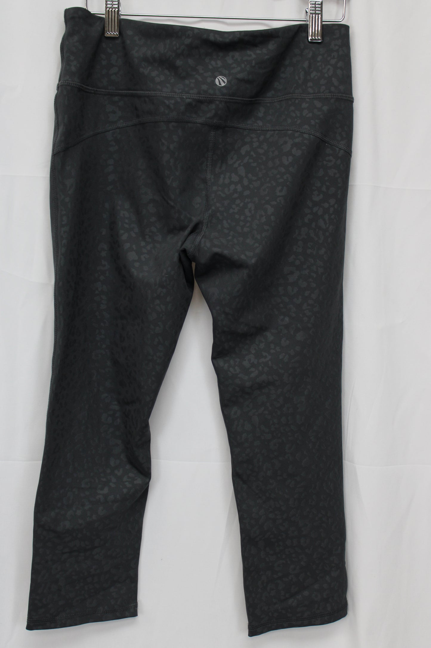 Marika Sport capri length spandex leggings, grey, Women's L