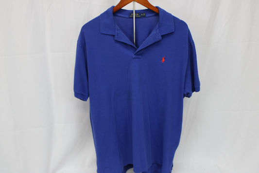 Polo Ralph Lauren classic cotton polo, royal blue, Men's XL