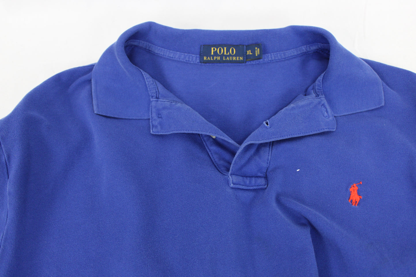 Polo Ralph Lauren classic cotton polo, royal blue, Men's XL