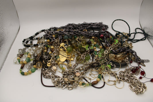 20 count metallic necklace variety bundle