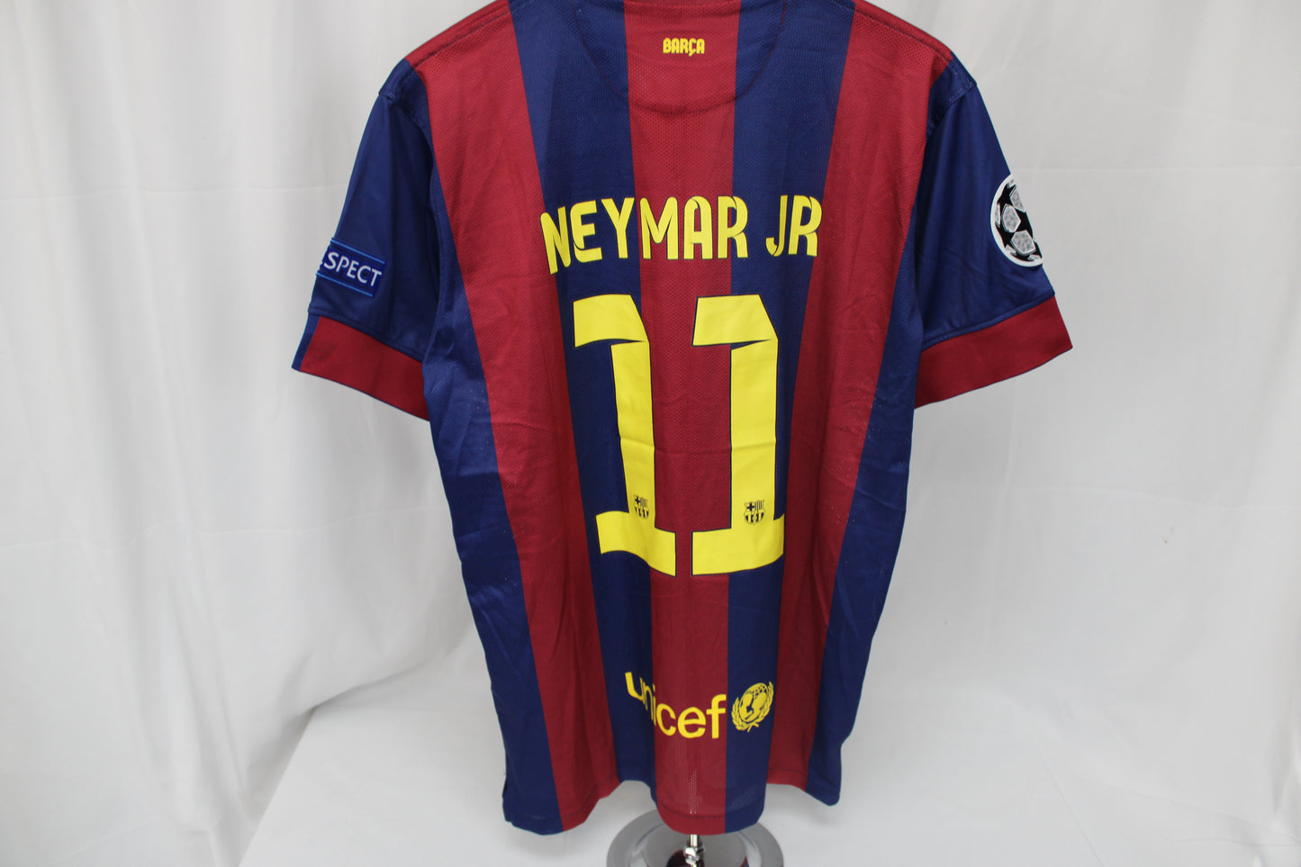Nike Dri-Fit FC Barcelona Neymar #11 2014/15 home kit, Men's L