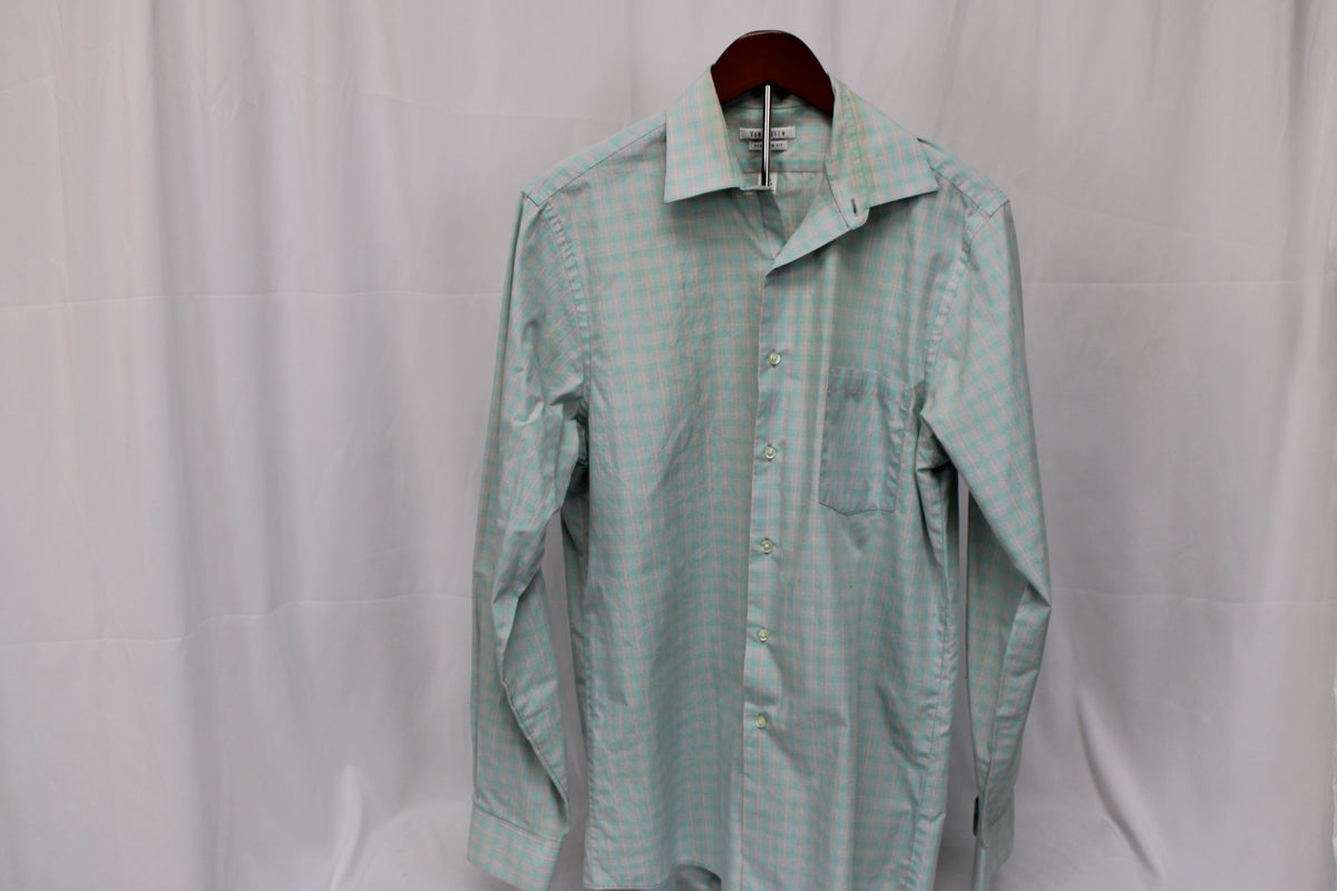 Van Heusen wrinkle free regular fit long sleeve dress shirt, Men's 15 34/35