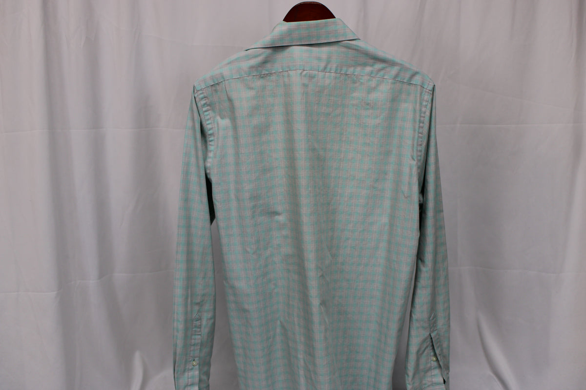 Van Heusen wrinkle free regular fit long sleeve dress shirt, Men's 15 34/35