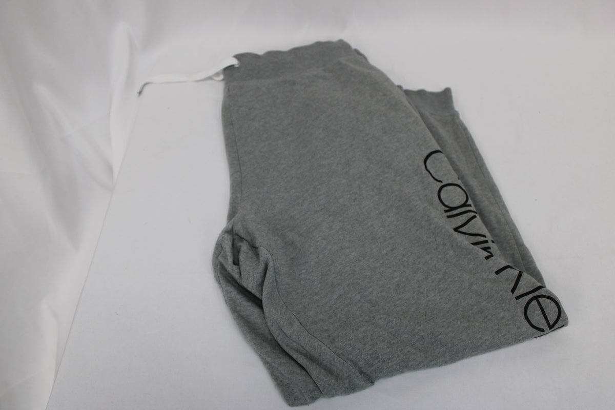Calvin Klein fleece lined jogger sweatpants with drawstring, Men's XL
