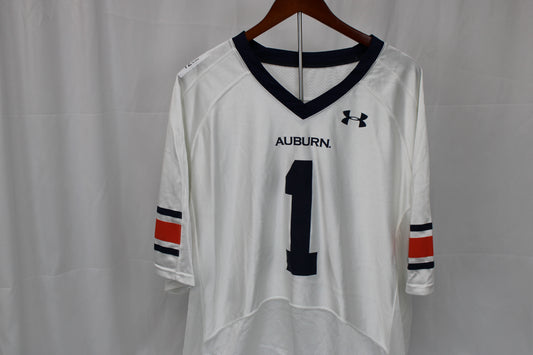 Under Armour University of Auburn generic #1 football jersey, Men's 2XL