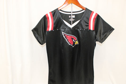 NFL Team Apparel Arizona Cardinals v-neck jersey, Women's L
