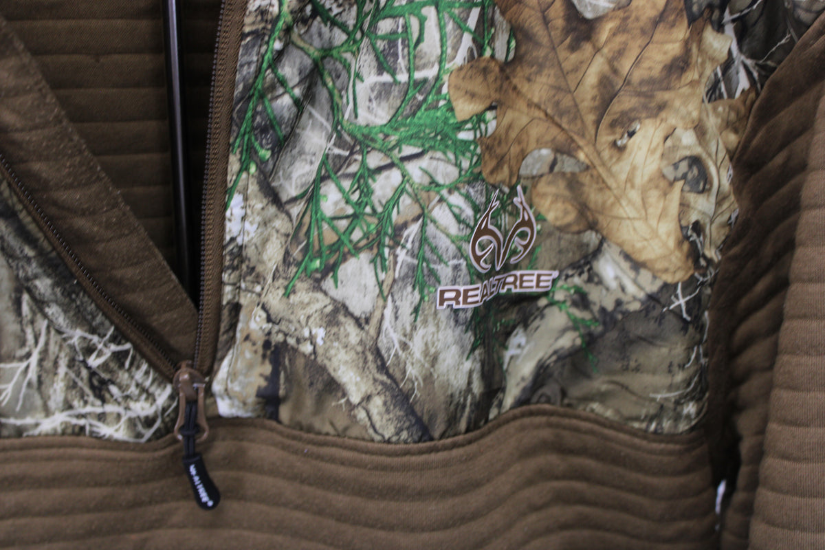 Realtree 1/4 zip fleece lined sweatshirt, Men's L