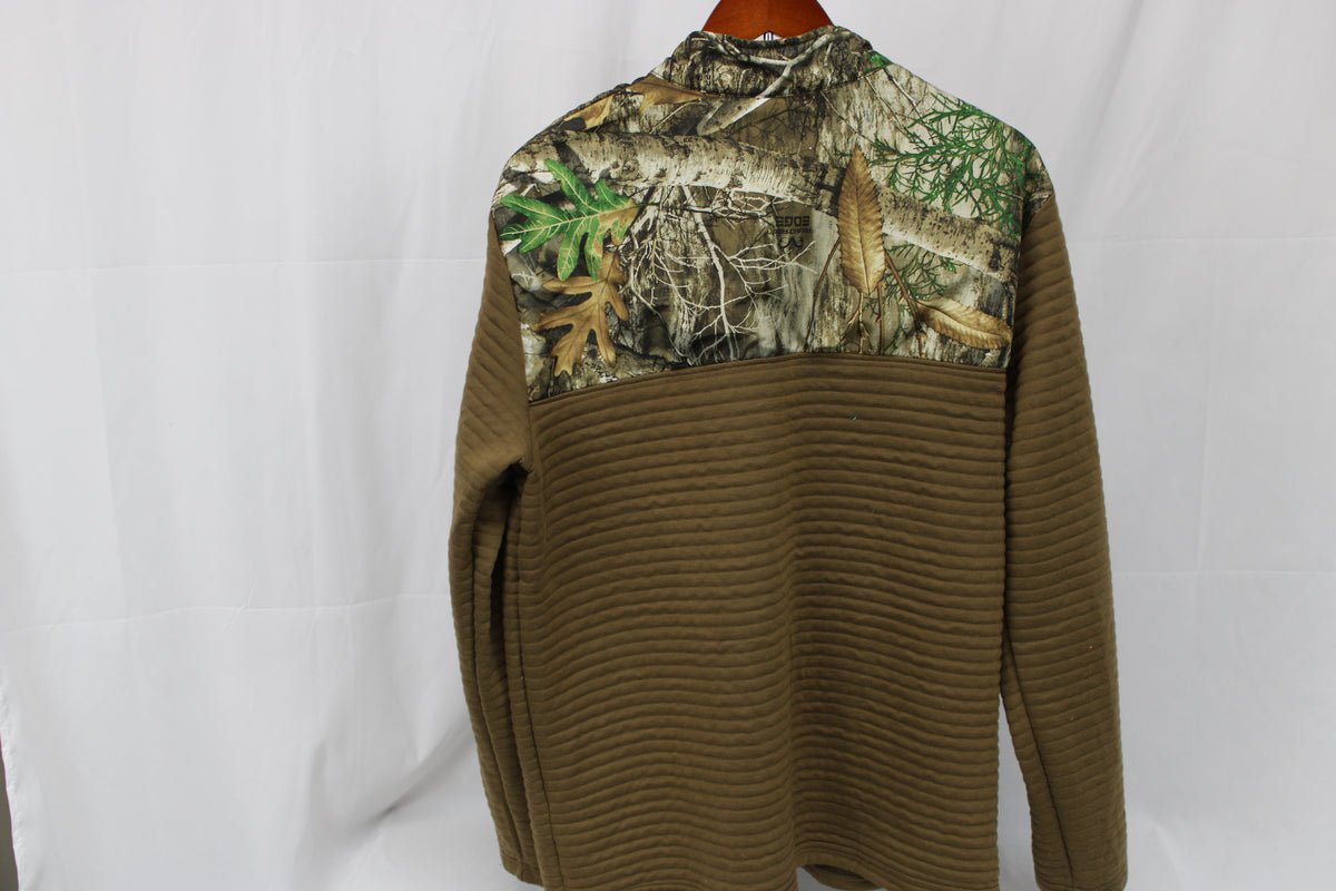 Realtree 1/4 zip fleece lined sweatshirt, Men's L