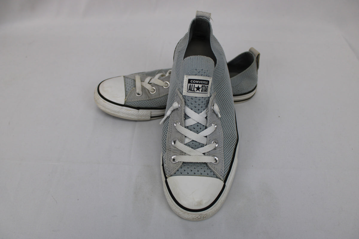 Converse All Star nylon Shoreline Slip On, grey, Men's 9 (Women's 7)