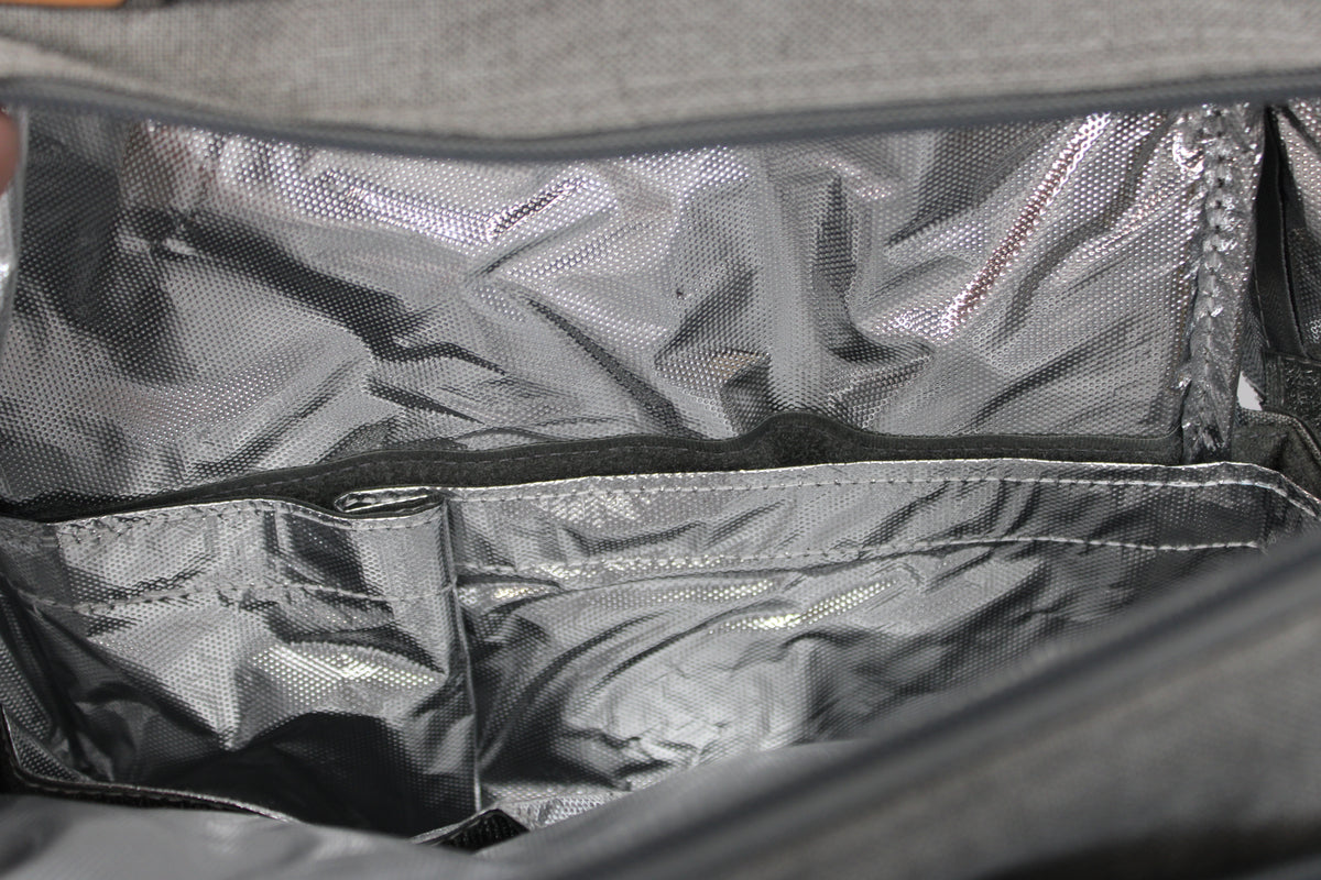 Deluxy Mr. and Mrs. insulated picnic backpack, never used