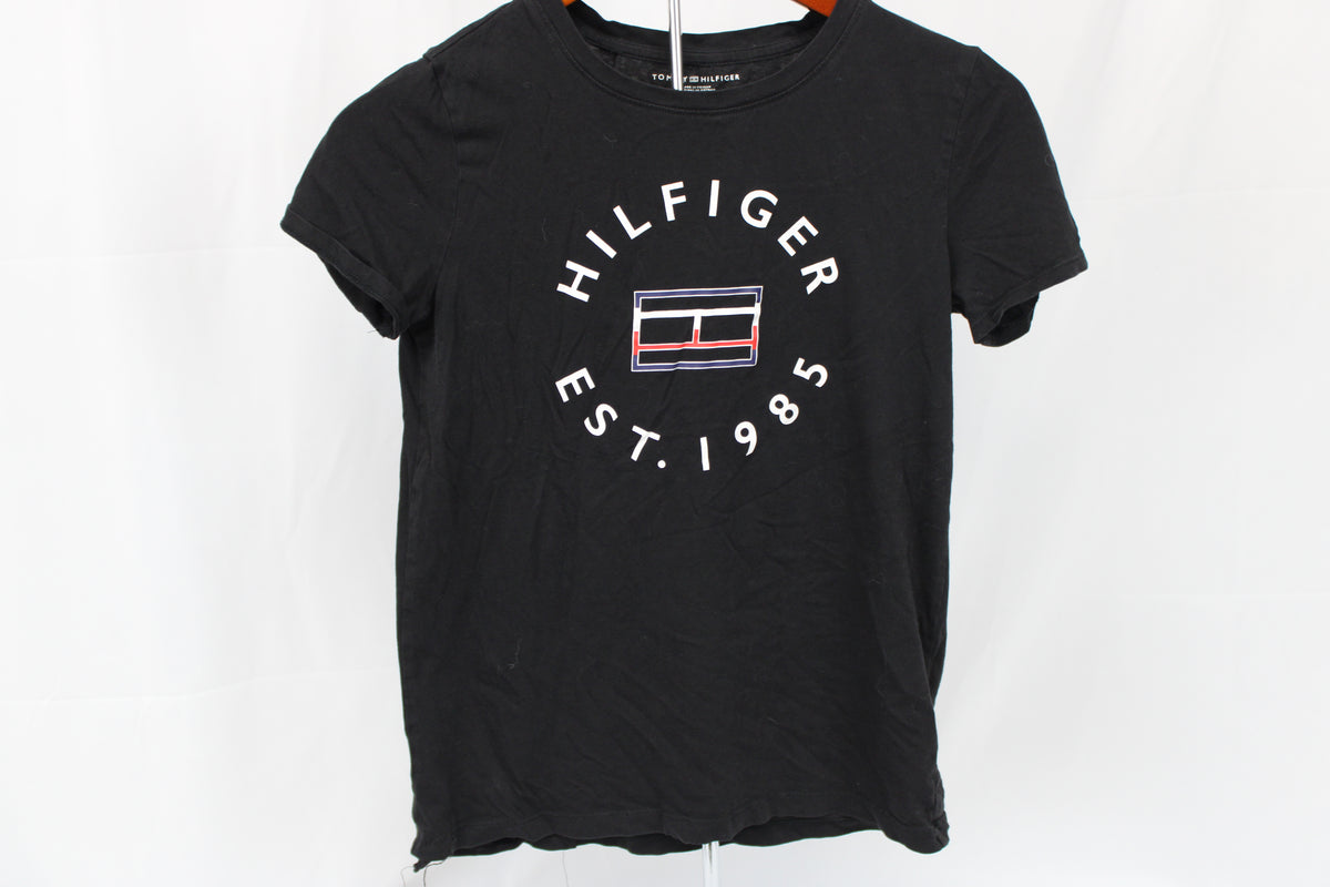 Tommy Hilfiger classic polyester logo t-shirt, Women's XS