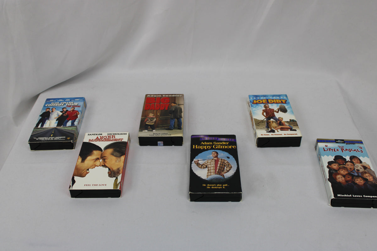Classic comedy VHS bundle, 6 total