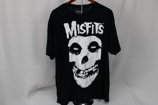 Misfits band logo t-shirt, modern reprint, black, Men's XL