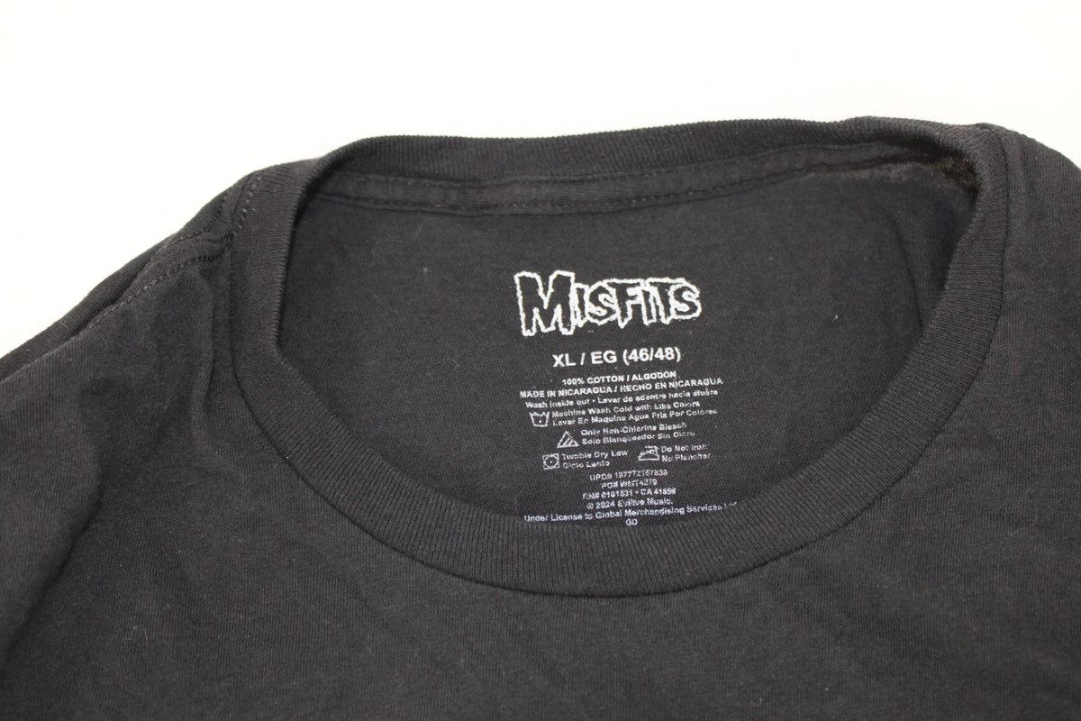 Misfits band logo t-shirt, modern reprint, black, Men's XL
