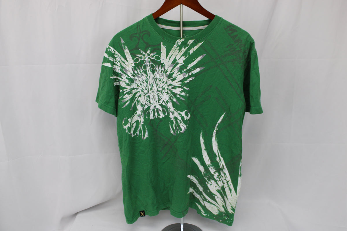 Marc Ecko Cut & Sew phoenix vintage graphic t-shirt, Men's L