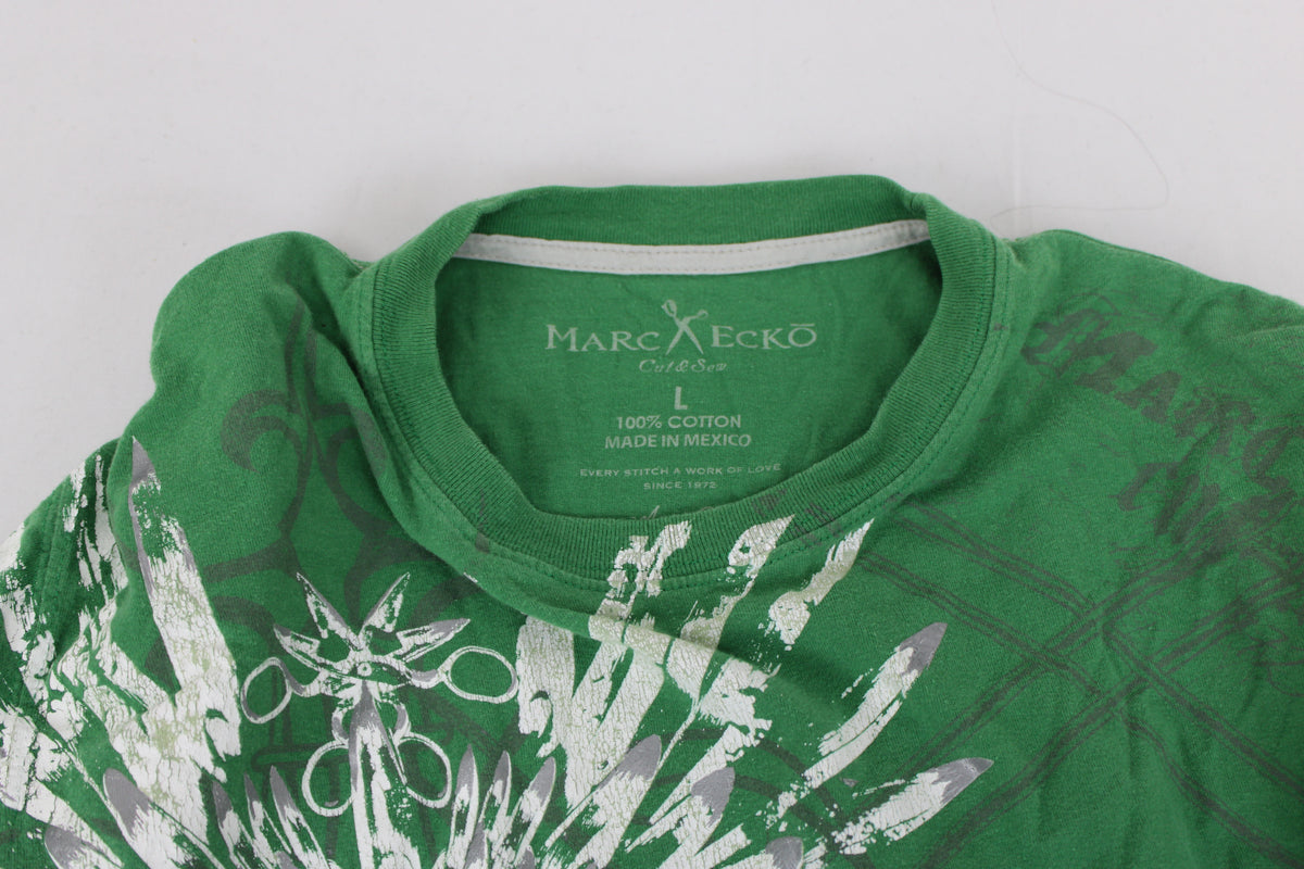 Marc Ecko Cut & Sew phoenix vintage graphic t-shirt, Men's L