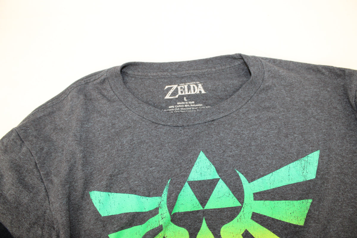 Legend of Zelda logo t-shirt, black, Men's L