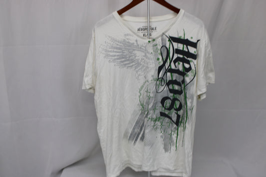 Aeropostale v-neck logo t-shirt, Men's XXL