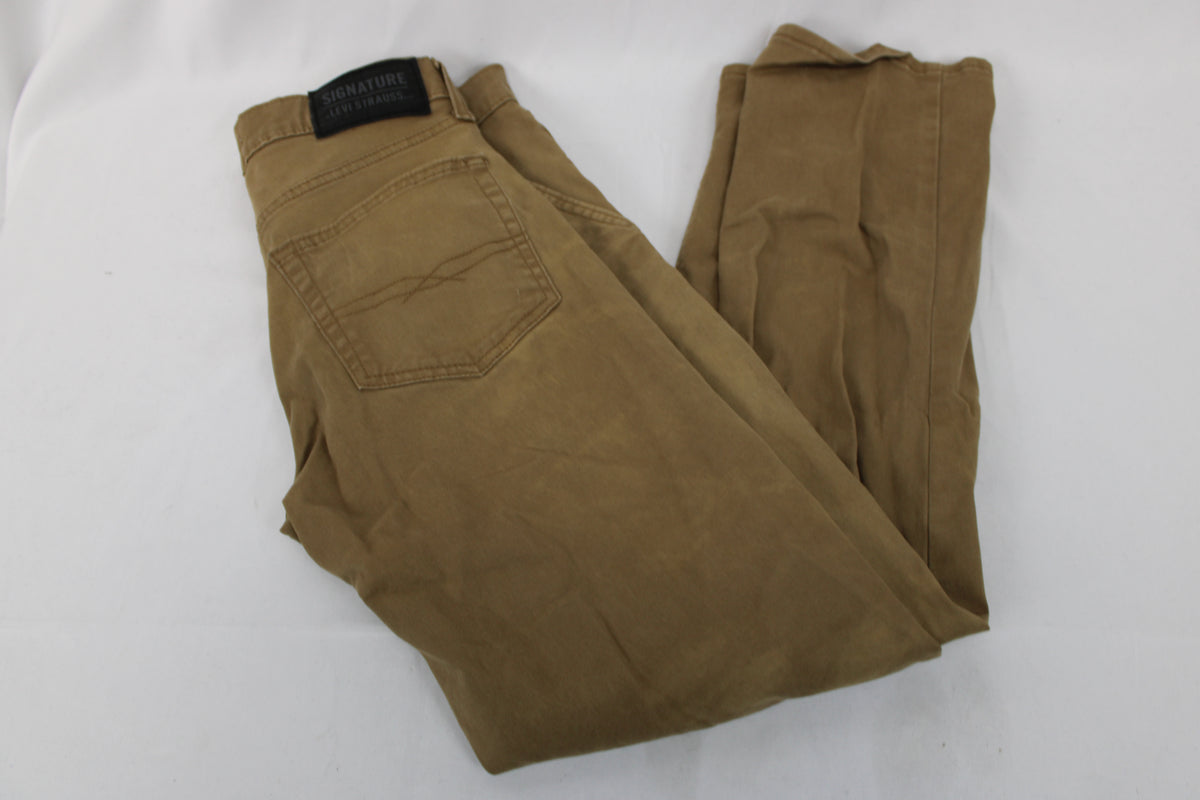 Levi's Signature Khaki slim fit chinos, brown, Men's 29x30