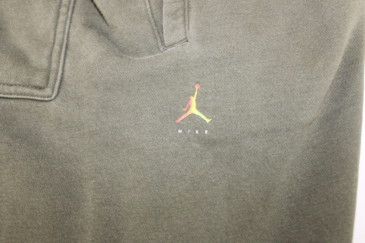 Nike Jordan fleece line cotton jogger pant, olive, Men's M