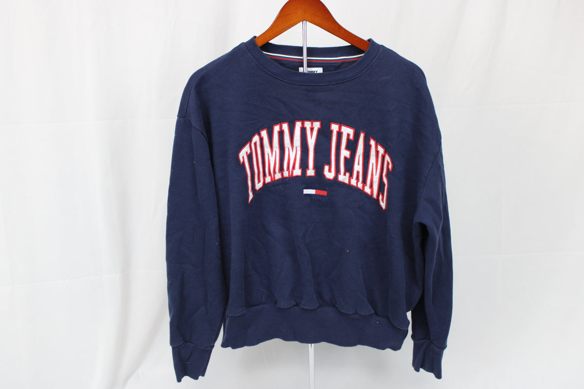 Tommy Hilfiger classic crew neck logo sweatshirt, Women's M