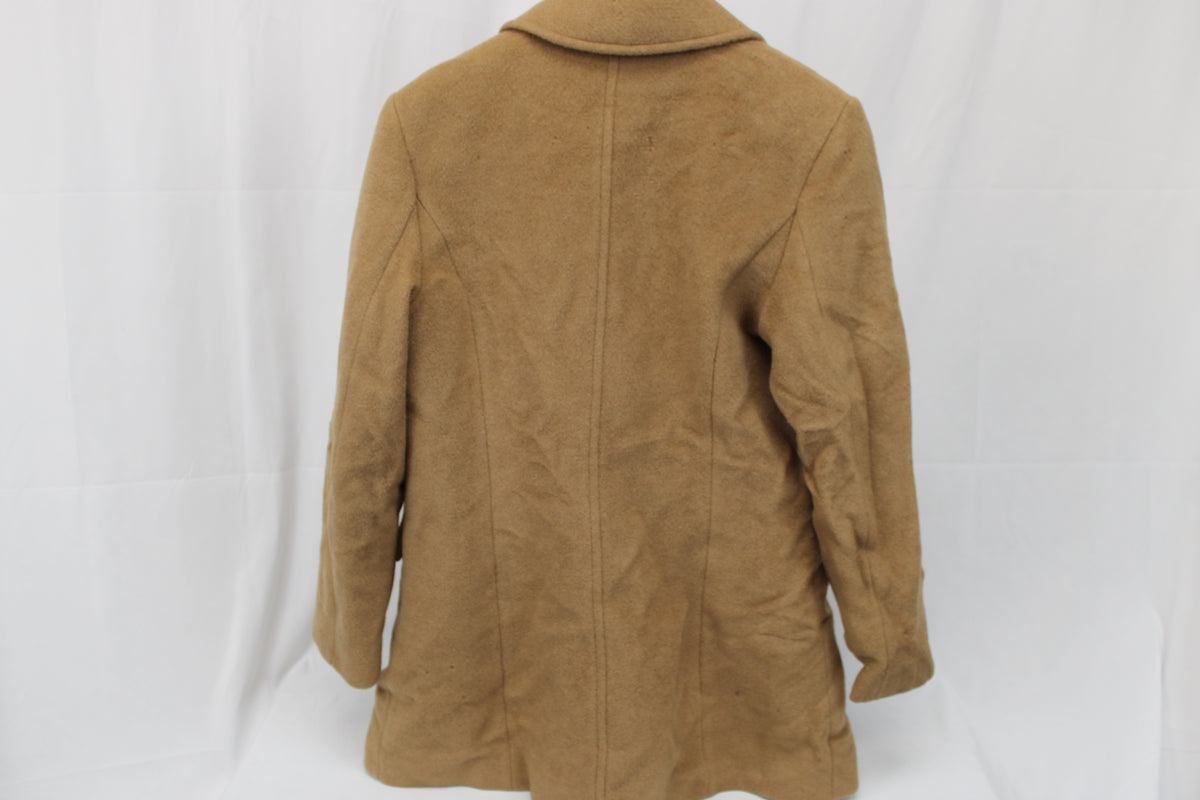 Calvin Klein single breasted wool blend walker coat, Women's S (4)