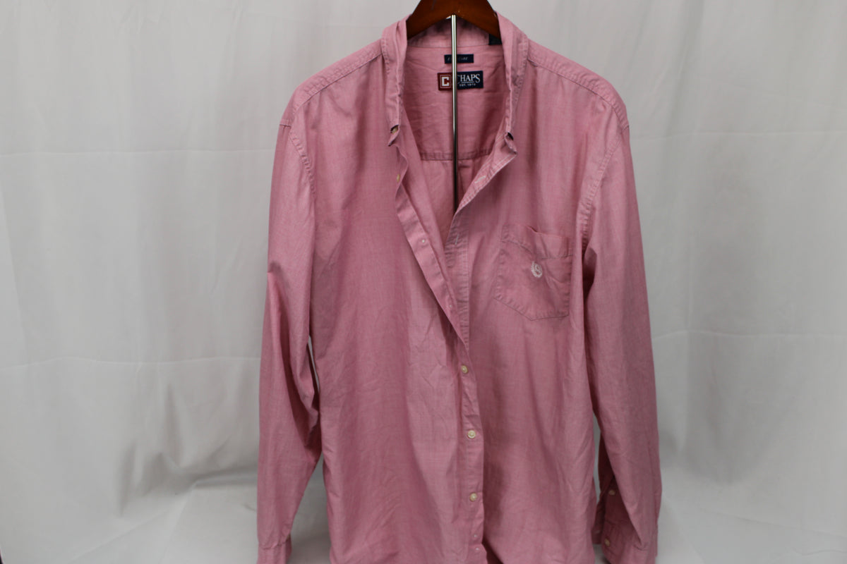 Chaps Long Sleeved Button Up Shirt, Size XXL
