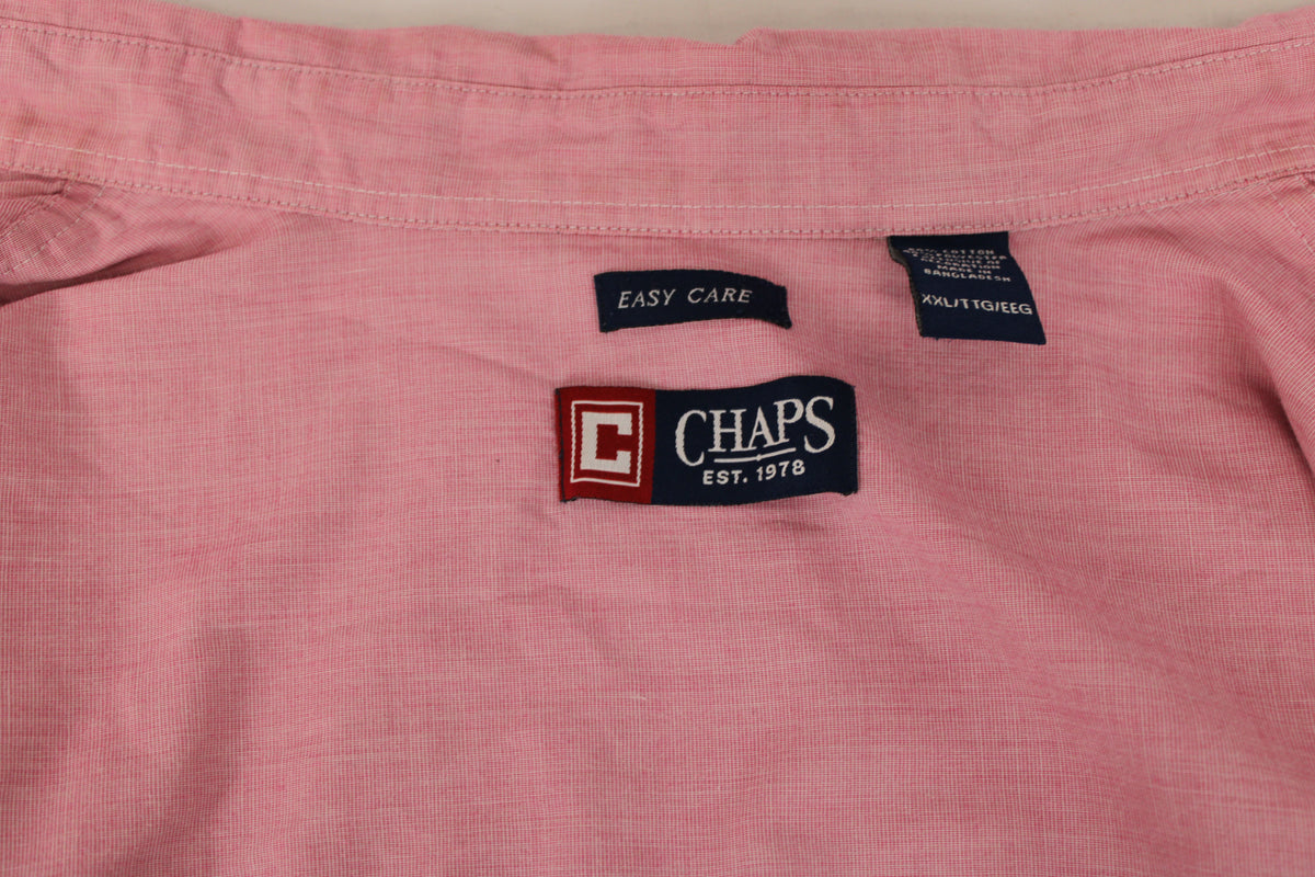 Chaps Long Sleeved Button Up Shirt, Size XXL