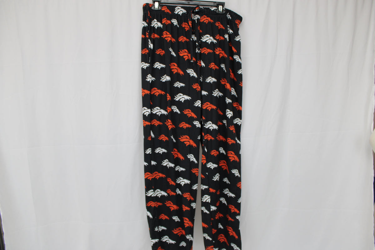 NFL Team Apparel Denver Broncos Pajama Pants, Size L