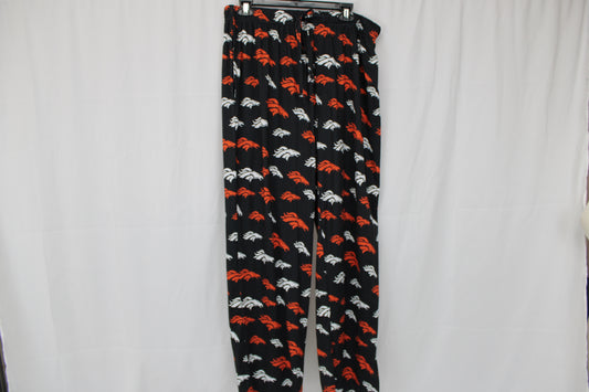 NFL Team Apparel Denver Broncos Pajama Pants, Size L