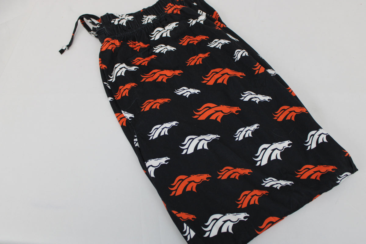 NFL Team Apparel Denver Broncos Pajama Pants, Size L