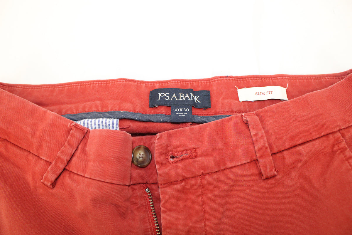 JoS. A Bank Slim Fit Trouser, Size 30 X 30
