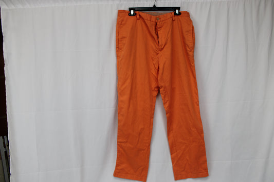 Louis Raphael Orange Khakis, Size 34 X 30