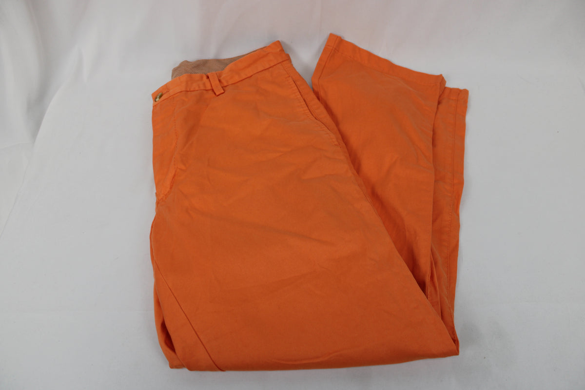 Louis Raphael Orange Khakis, Size 34 X 30