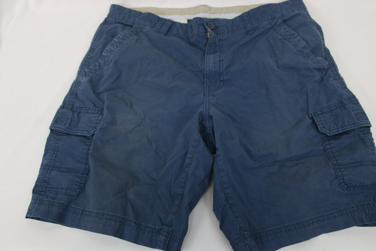 Chaps Navy Cargo Shorts, Size 34