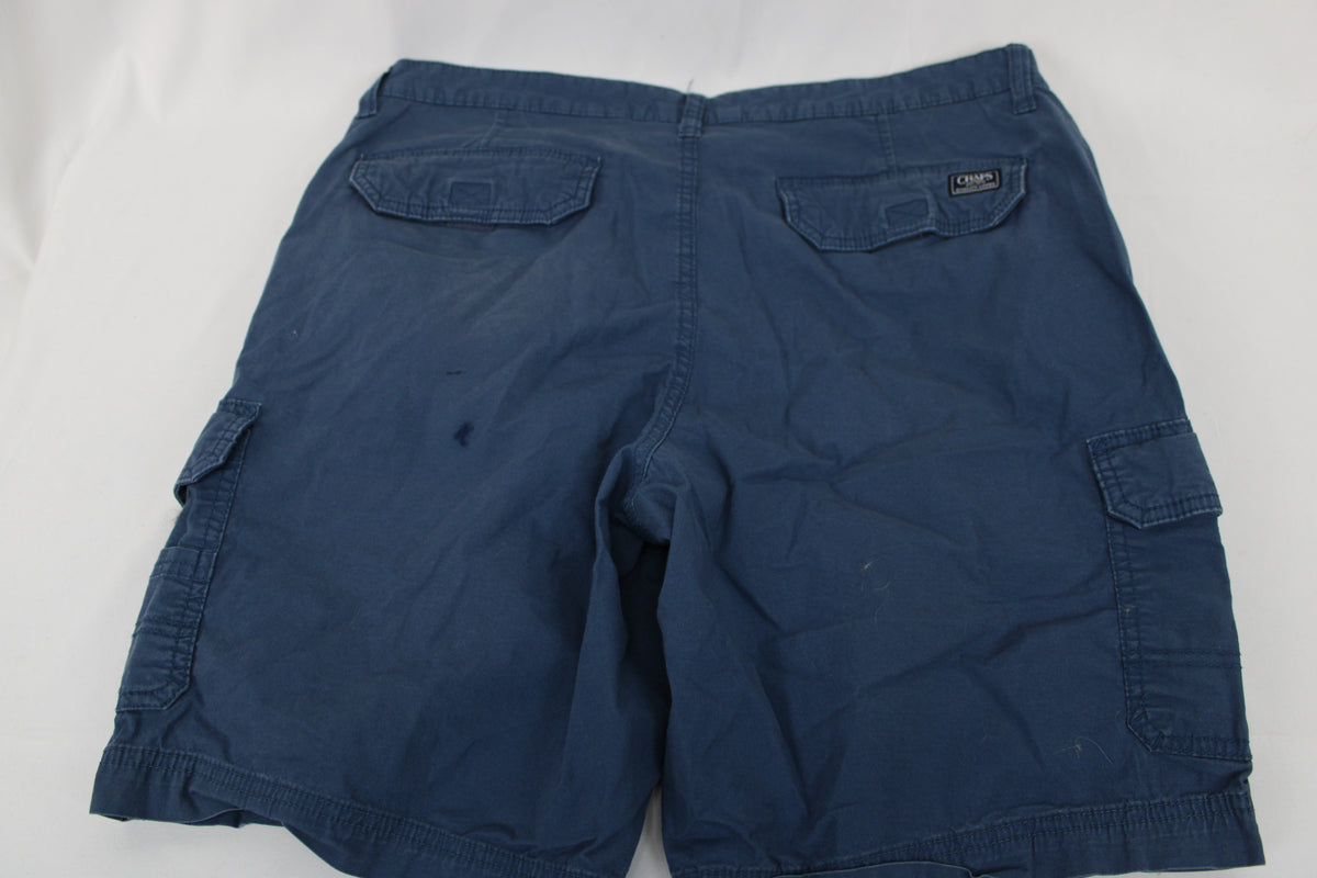 Chaps Navy Cargo Shorts, Size 34