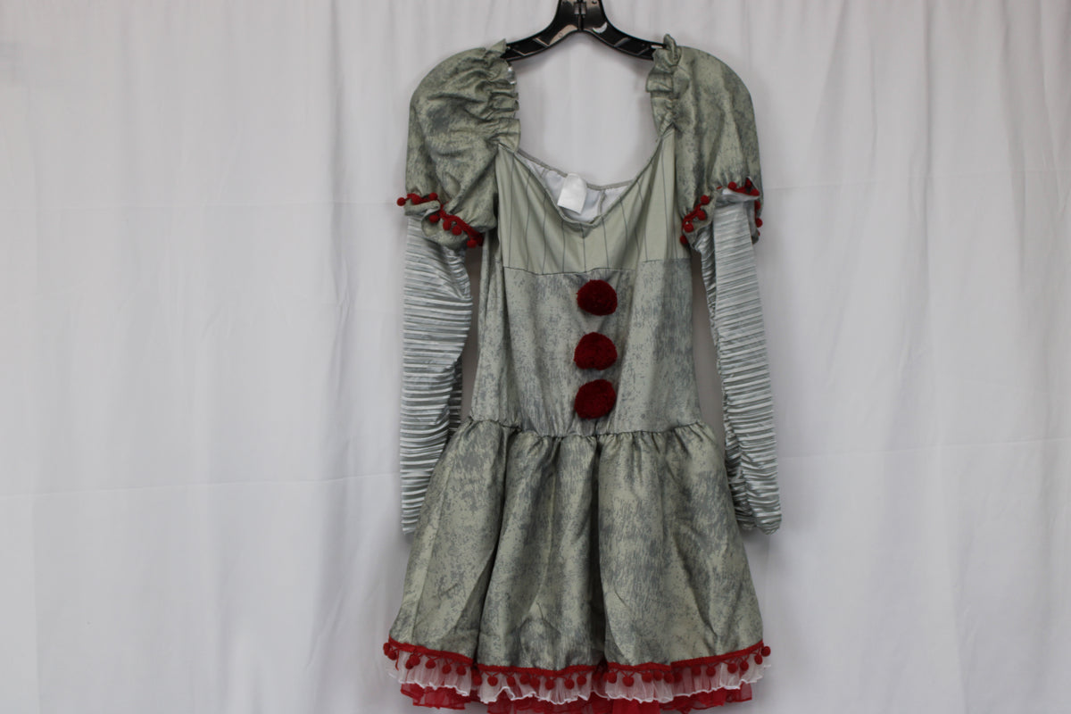 IT Edition 2 female Pennywise the Clown costume, Youth L (10-12)