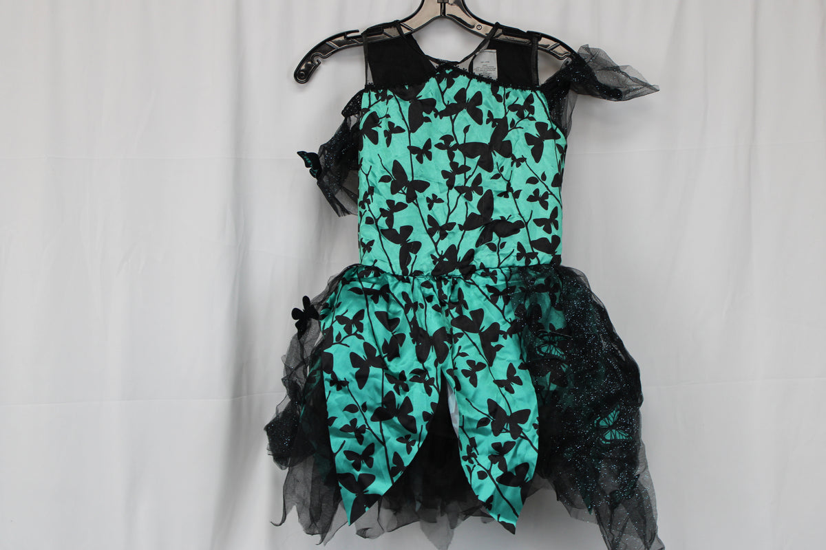 Butterfly costume dress with accessories, Youth L (8-10)
