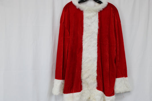 Velour Santa suit with all accessories, One size, beard and wig brand new