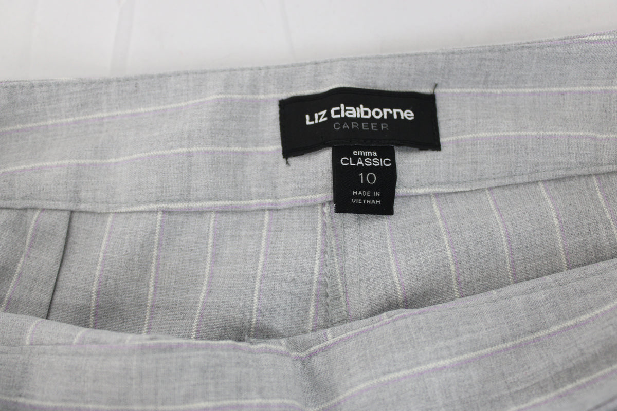 Liz Claiborne Career Emma Classic Pants, Size 10