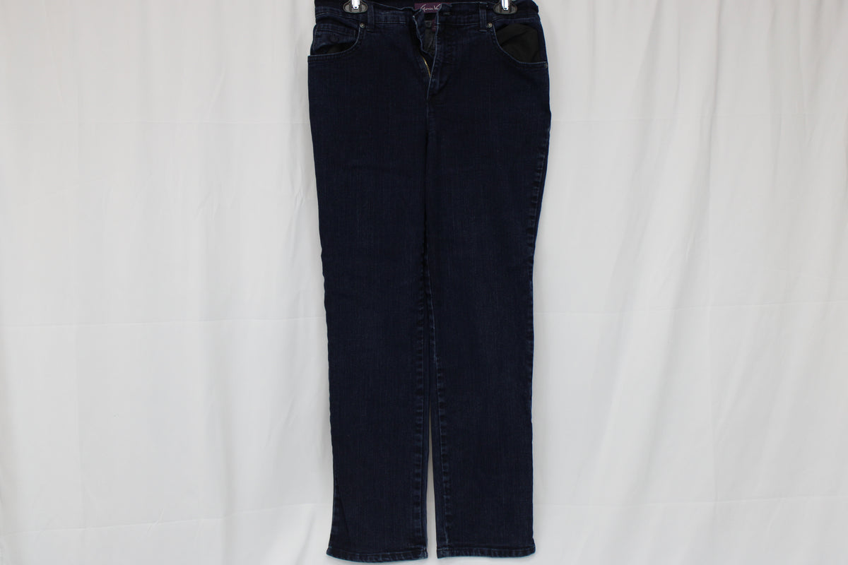 Gloria Vanderbilt Dark Blue Jeans, Size 6