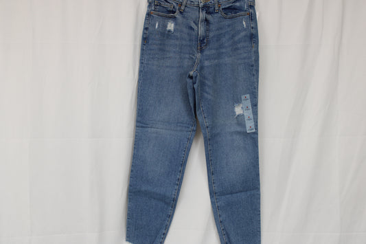 NWT Old Navy O.G. Straight High Rise Secret Smooth Pocket Jeans, Size 8